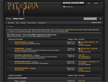 Tablet Screenshot of forum.pitofwar.com